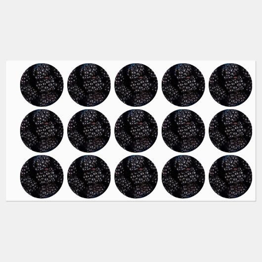 Étiquettes Blackberry (Feuille)