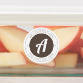 Étiquettes Blanc & Marron ou Ajouter un logo Étanche (Apposé)