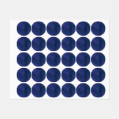 Étiquettes bleu (Feuille)