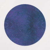 Étiquettes bleu (Design 1)
