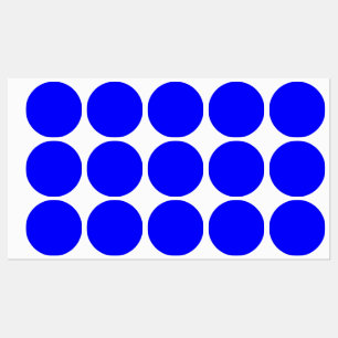 Étiquettes Bleu (couleur unie)