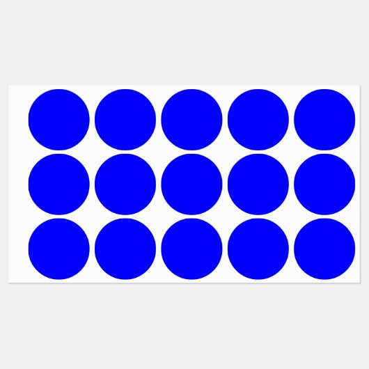 Étiquettes Bleu (couleur unie) (Feuille)
