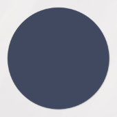 Étiquettes Bleu marine (Design 1)