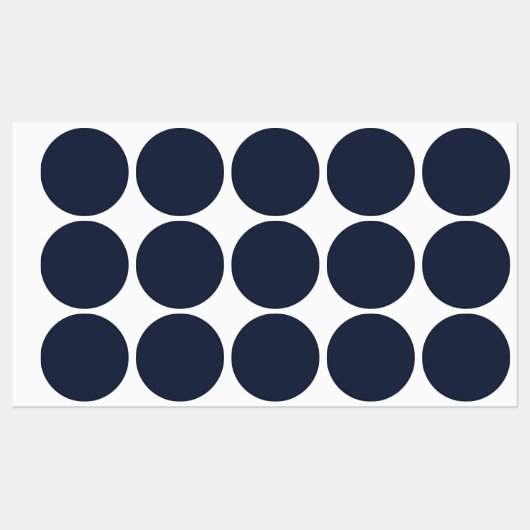Étiquettes Bleu marine (Feuille)