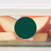 Étiquettes Bleu-vert (roue chromatique) Vert mer profond  (Apposé)