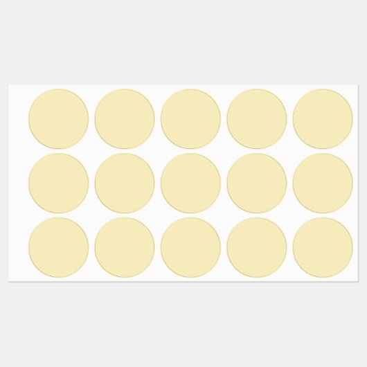 Étiquettes Blond (couleur unie) (Feuille)