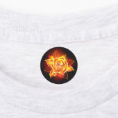 Étiquettes Blooming Fire Rose (Apposé)