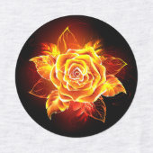 Étiquettes Blooming Fire Rose (Design 2)