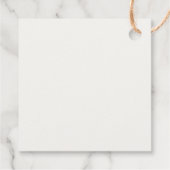 Étiquettes Boho de Mariage pour cadeaux (Dos)