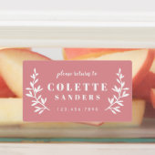 Étiquettes Boho Trio tendance étanche Nom (Apposé)