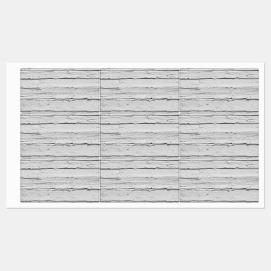 Étiquettes Bois Patiné blanc (Feuille)