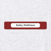 Étiquettes Bold Autumn Palette Kids Custom Organize Labels (Design 1)