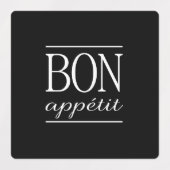 Étiquettes BON APPETIT Nourriture (Design 2)