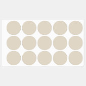 Étiquettes Bone (couleur solide) (Feuille)