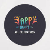 Étiquettes Bonne fête (Design 1)