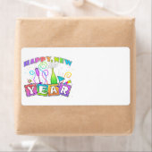 ÉTIQUETTES - Bonne fête du Nouvel An (En situation)