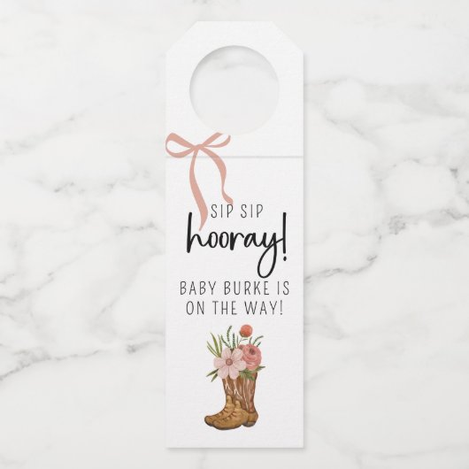 Étiquettes Boots and Bows (Devant)