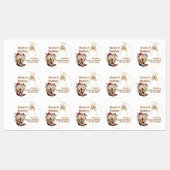 Étiquettes Boots & Bubbly Boho Western Bride douche Party (Feuille)