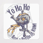 Étiquettes Bottle of rum (Design 1)