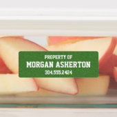 Étiquettes Boule de football imperméable (Apposé)