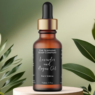 Étiquettes Bouteille de gouttelettes de cosmétiques à l'eau n