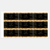 Étiquettes Bouteille de gouttelettes de cosmétiques imperméab (Feuille)