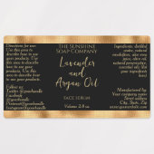 Étiquettes Bouteille de gouttelettes de cosmétiques imperméab (Design 1)