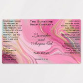 Étiquettes Bouteille de gouttelettes de cosmétiques imperméab (Design 1)