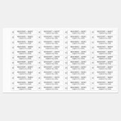 Étiquettes Bouton à lèvres Rustique simple brillant à l'eau (Feuille)