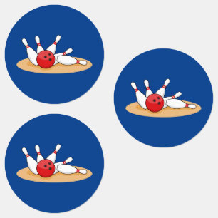 Étiquettes Bowling Ball Stritles