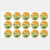 Étiquettes Breakfast, Lunch and Dinner Food Labels (Feuille)