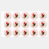 Étiquettes broderie Inséparable (Feuille)