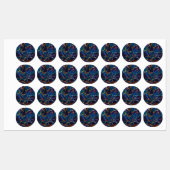 Étiquettes Bulles cassées (Feuille)