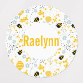 Étiquettes Bumble Bees (Design 1)