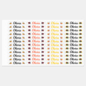 Étiquettes Bumble Bee's et Lady Bug's (Feuille)