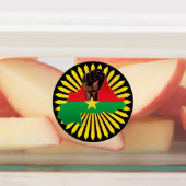 Étiquettes Burkina Faso Carte, drapeau et première révolution (Apposé)
