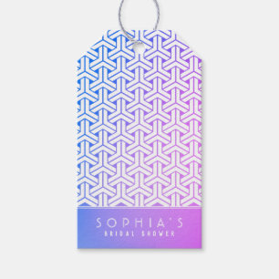 Étiquettes-cadeau 毘沙門亀甲 Bishamon Kikko Japonais KIMONO