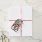 Étiquettes-cadeau 10 Joyeux cadeau de Noël Balise (Avec de la ficelle)