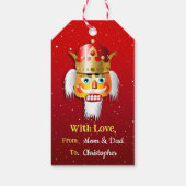 Étiquettes-cadeau 21 Christmas Nutcracker Toys (Dos)