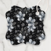 Étiquettes Cadeau 25e anniversaire de la Parties scintillant d'argen (Dos)