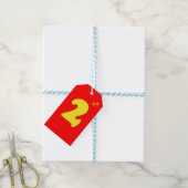 Étiquettes-cadeau 2 chiffres (Avec de laficelle)