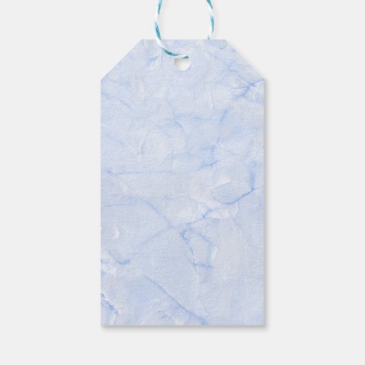 Étiquettes-cadeau 2 Coeurs rouges Répéter Motif mignon anniversaire (Dos)