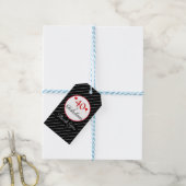 Étiquettes-cadeau 40 & Fabuleux Anniversaire Photo Merci noir (Avec de laficelle)