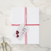 Étiquettes-cadeau 40e anniversaire du mariage de Ruby Ballons de coe (With Twine)