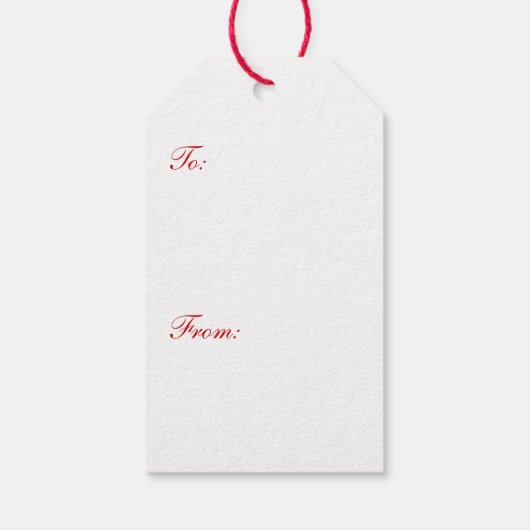 Étiquettes-cadeau 40e Anniversary Ruby Hearts (Dos)