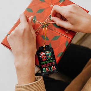 Étiquettes-cadeau 67 Meme Six Seven Bruh Drôle de Noël 6 7