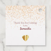 Étiquettes Cadeau 80e anniversaire fête photo collage merci noir (Dos)