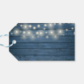 Étiquettes-cadeau À la cinquantaine Rustique Verdure (Dos Horizontal)