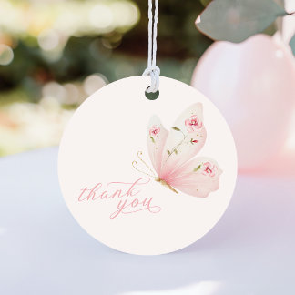 Étiquettes Cadeau A Little Butterfly Baby Shower