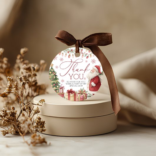 Étiquettes Cadeau A Merry Little Birthday Gift Tag